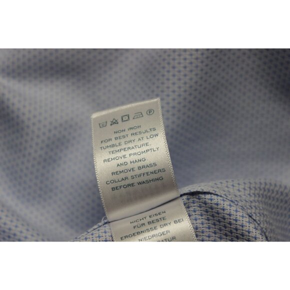 Charles Tyrwhitt men's classic fit non-iron patterned button front shirt 17 - Picture 11 of 13
